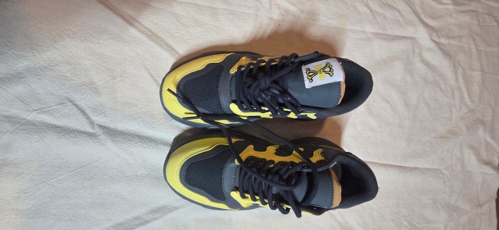 Brand X Bones "Bumblebee" Chunky Skate Sneakers - Men's Size 6.5 / EU 39 (NWT)